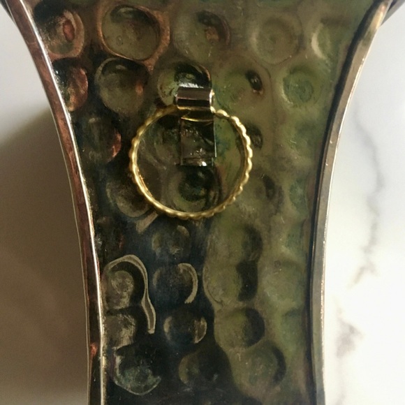 Brass Urn Planters Flowerpots Vintage Boho Small Succulent Set of 3 - Picture 2 of 5